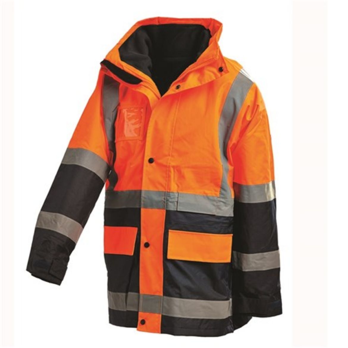 Picture of WORKIT - HI-VIS 2 TONE 5 IN 1 WATERPROOF BIOMOTION TAPED JACKET